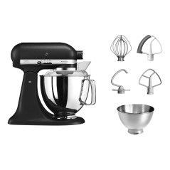 KitchenAid Artisan 5KSM175PSEBK Køkkenmaskine Sort støbejern
